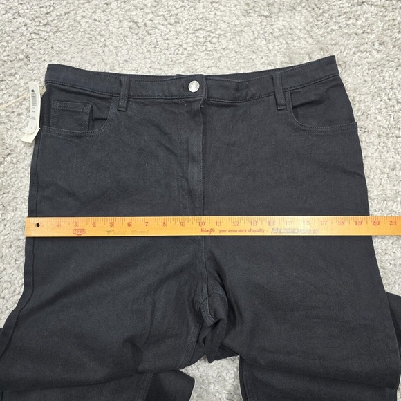 Aritzia Wilfred Free Melina Jeans Womens 14 Black High‎ Rise Straight NWT - Picture 10 of 14